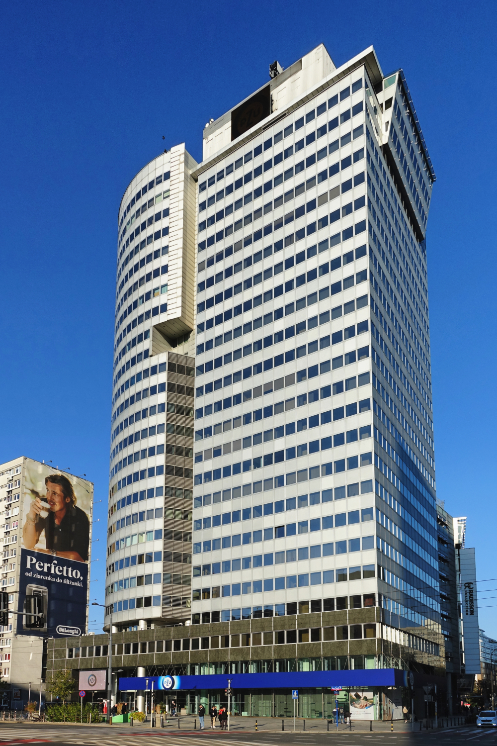 Zdjęcie architektury budynku PZU Tower